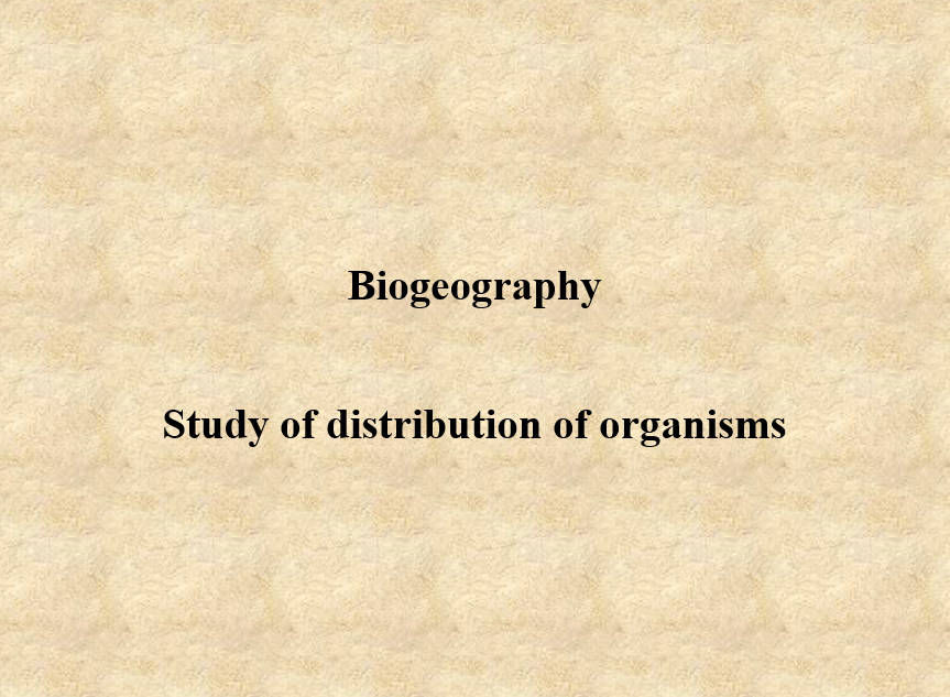 biogeography